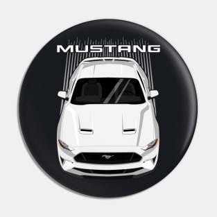 Mustang GT 2018 to 2019 - White Pin