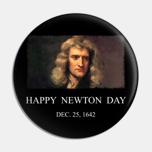 Isaac Newton Day Pin