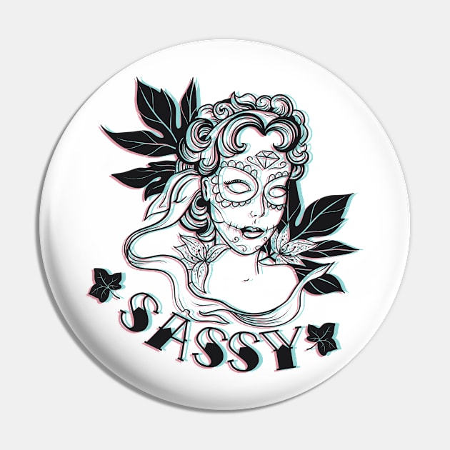 Sassy 3D Pin by Verboten