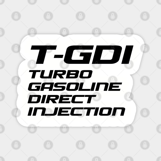 T-GDI (1) (black) Magnet by CarEnthusast