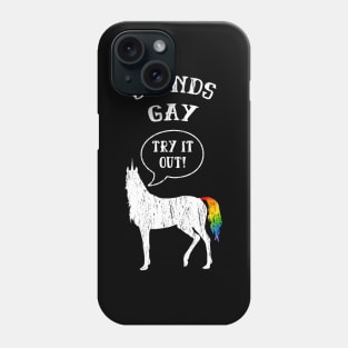 Sounds Gay Unicorn LGBT Pride Phone Case