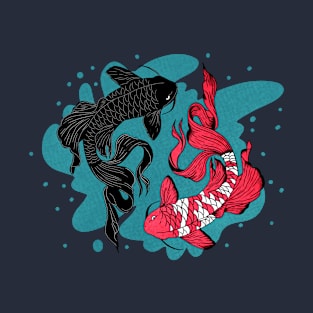 the koi tshirt design T-Shirt