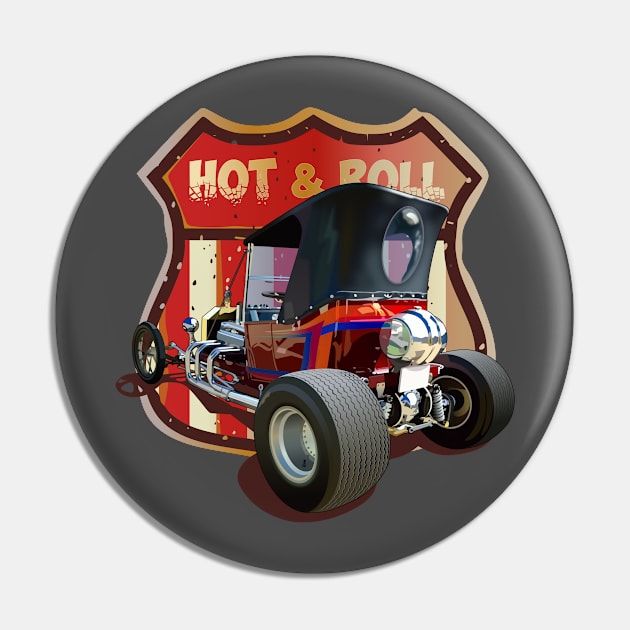 Hot Rod Pin by Akira31