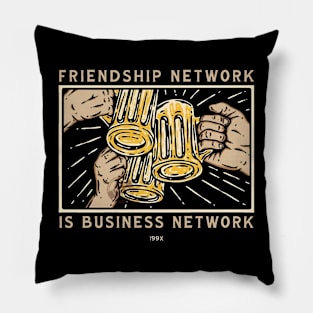 Friendship Network Pillow