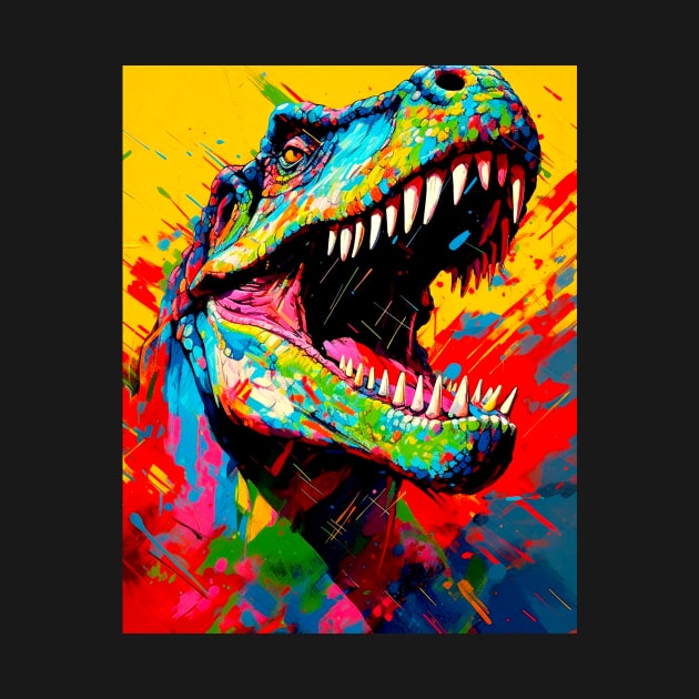 Colorful T-Rex #1 by Butterfly Venom