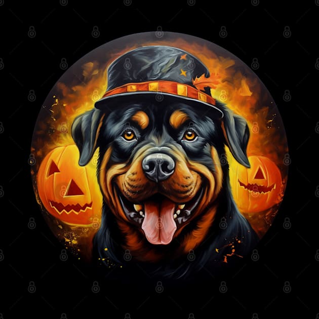 Rottweiler Dog Halloween by NatashaCuteShop