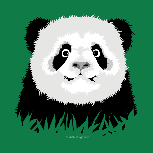 Panda Bear by eBrushDesign