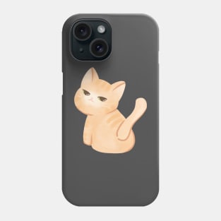 Impudent orange cat Phone Case