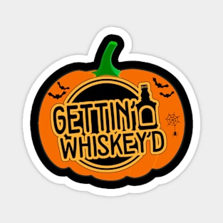 Gettin' Whiskey'D Black Interior Carving Magnet