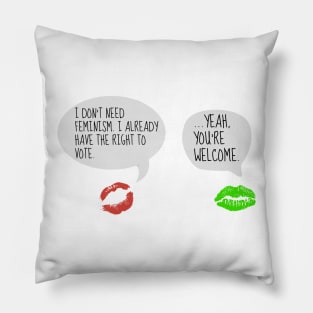 You're Welcome Pillow