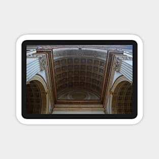 Sant Andrea Basilica Entrance Ceiling. Mantua, Italy Magnet