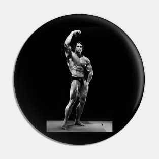 Arnold Schwarzenegger Gym Motivational Pin