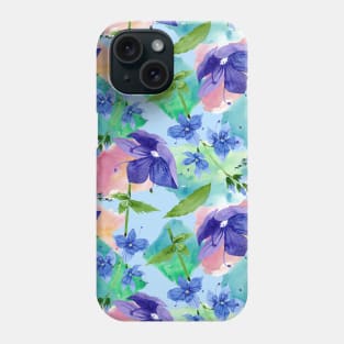 Veronica blue flower #2 Phone Case