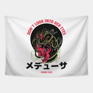 Japanese Demon Medusa Tapestry