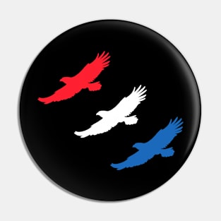 PATRIOTIC EAGLES Pin