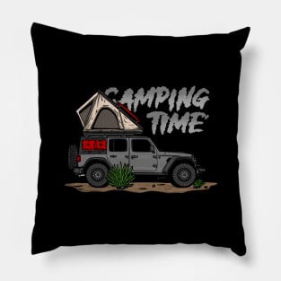 Jeep Design - Grey Pillow