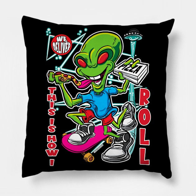 This Is How I Roll Pillow by eShirtLabs