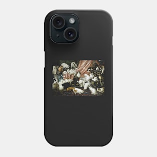 Crazy Cat Lady Luxurious Cats Painting Phone Case