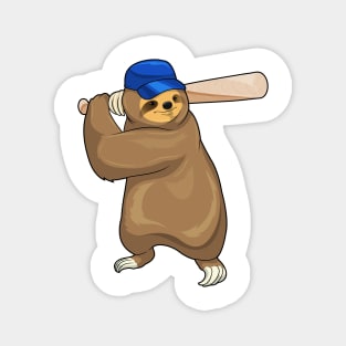 Sloth Baseball Baseball bat Magnet