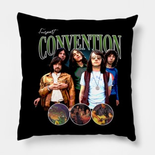 Fairport's Folklore T Shirts Weaving the Enchanting Melodies and Rich Heritage of Convention Pillow