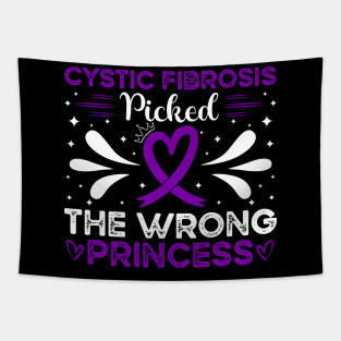 Cystic Fibrosis Picked The Wrong Princess Cystic Fibrosis Awareness Tapestry