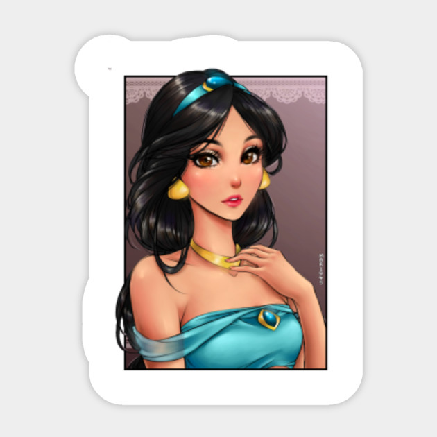 Jasmine Aladdin Aladdin Jasmine Princess Autocollant Teepublic Fr