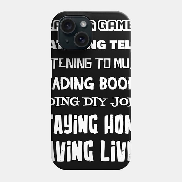 Staying home saving lives Phone Case by shortwelshlegs