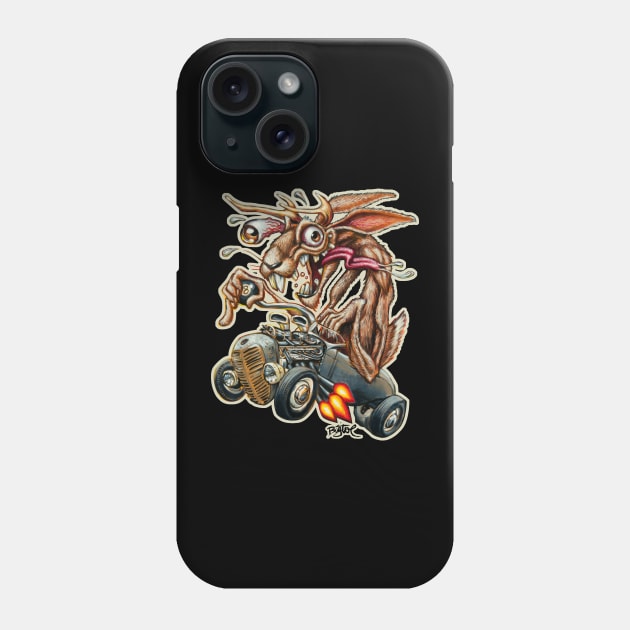 Jackalope Hotrod Phone Case by BigToe