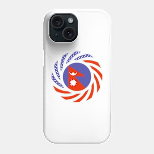 Nepalese American Multinational Patriot Flag Phone Case