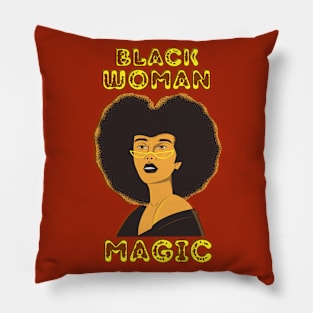 Black Woman Magic Pillow