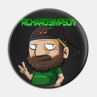 Richard Simpson Artist Logo Pin