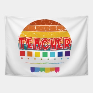 Teacher Sunset Limited Edition Unique Design For Teacher Gift Theme Evergreen Tapestry