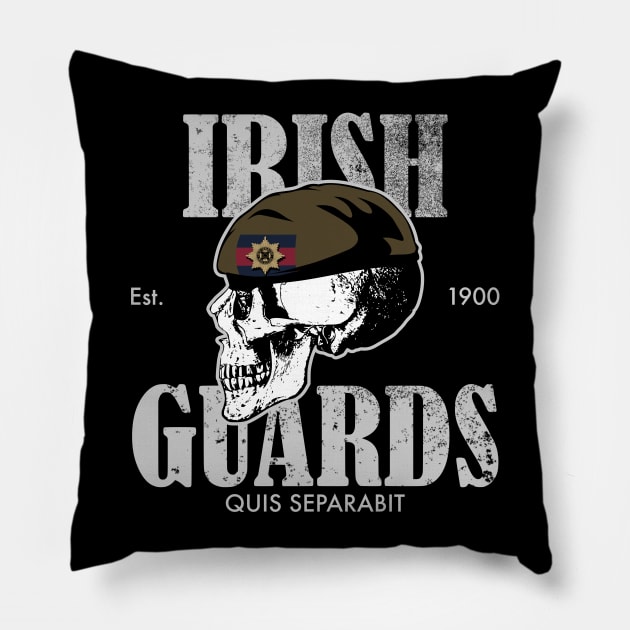 Irish Guards (distressed) Pillow by TCP