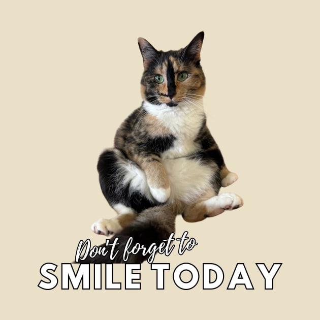 Snickers The Cat - Don't Forget to Smile Today by SnickersTheSmilingCat