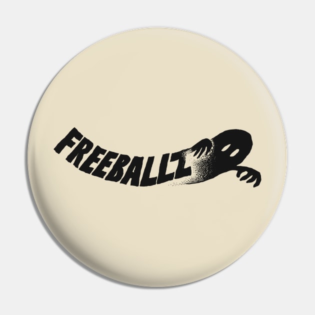 Freeballz Ghost Black Pin by Freeballz