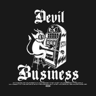 DEVIL BUSINESS BLACK T-Shirt