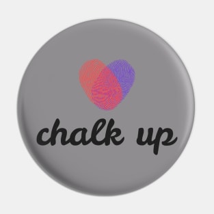 Chalk Up Colored Thumbs Pin