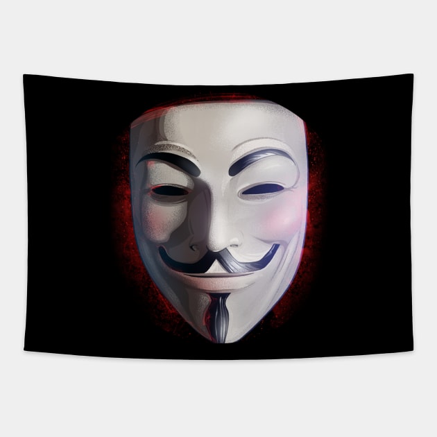 V For Vendetta Tapestry by nabakumov