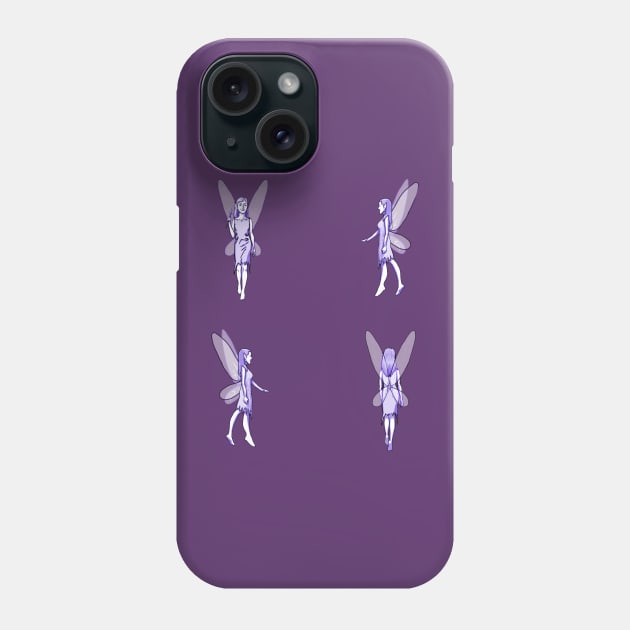 Purple Fairies Phone Case by Elizabeths-Arts