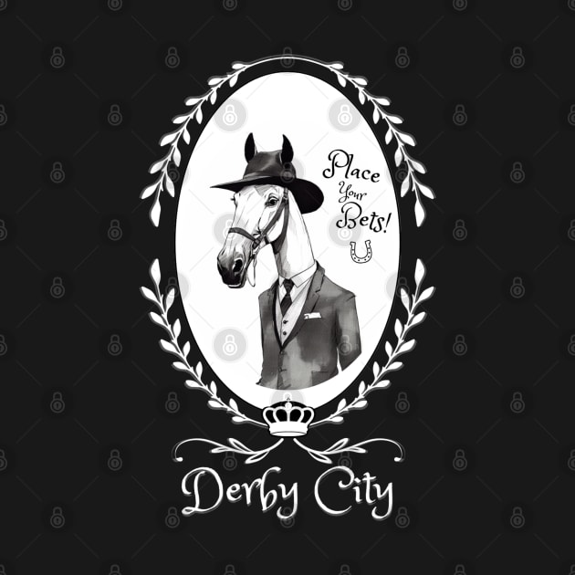 Derby City Collection: Place Your Bets 4 (Black) by TheArtfulAllie