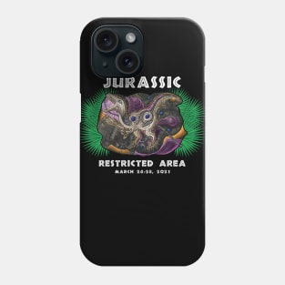 Jurassic Restricted Area Phone Case