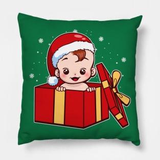 Santa Baby For Expecting Mothers Pillow