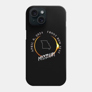 2024 Missouri Eclipse Front Row Seat To Total Darkness Phone Case