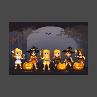 Guardian of the six halloween heroine princesses T-Shirt