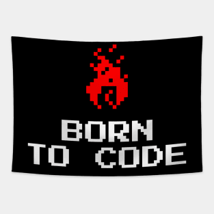 BORN TO CODE Tapestry