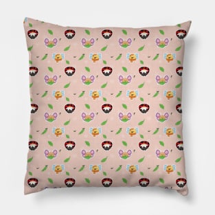 Lobely Bugs Pattern Pillow