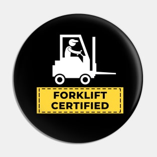 Forklift Certified Pin