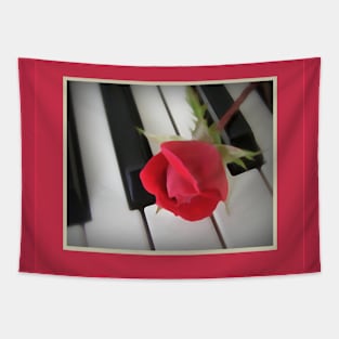 Piano Rose Tapestry