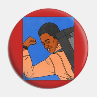 Stranger Things/Ghostbusters mashup - Lucas Sinclair Pin