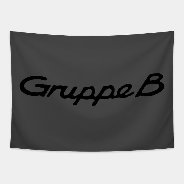 Gruppe B Script Tapestry by FASTER